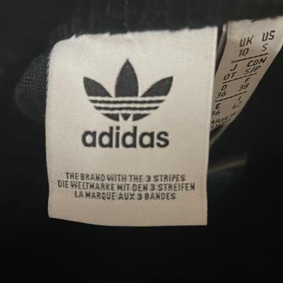 Adidas Originals size small black corduroy side stripe pants - Picture 8 of 12